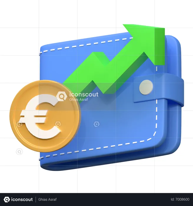 Preço do investimento em euros sobe  3D Icon