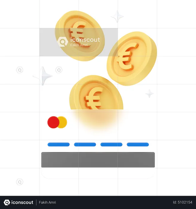 Euro Payment  3D Icon
