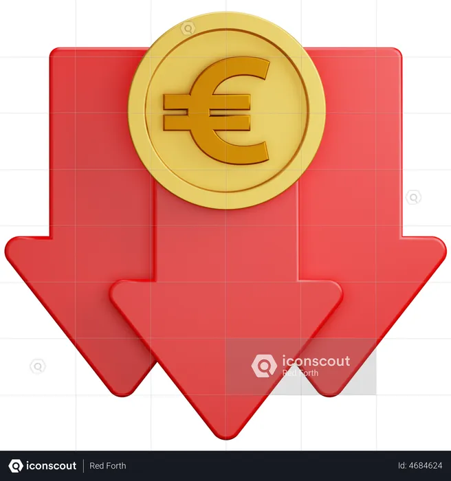 Europe Inflation  3D Illustration