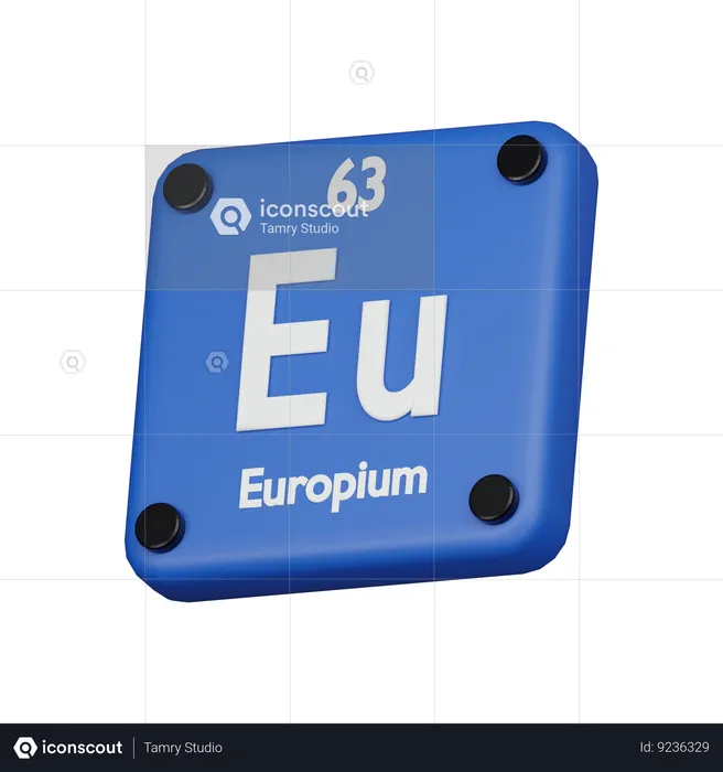 Európio  3D Icon