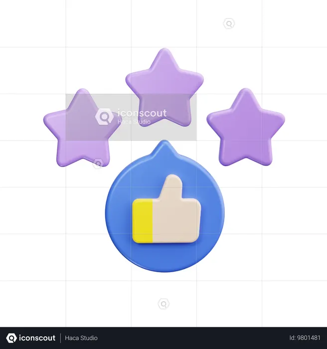 Évaluation du client  3D Icon