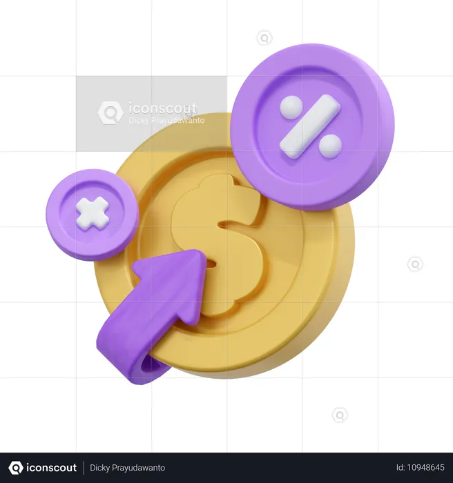 Evasão fiscal  3D Icon