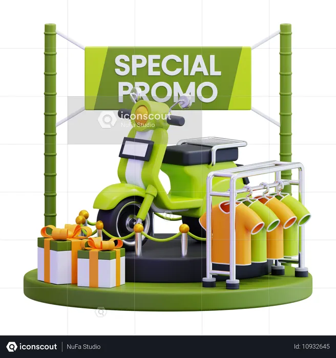 Evento promocional especial  3D Icon