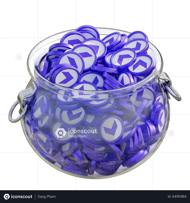 Ever Clear Glass Pot  3D Icon