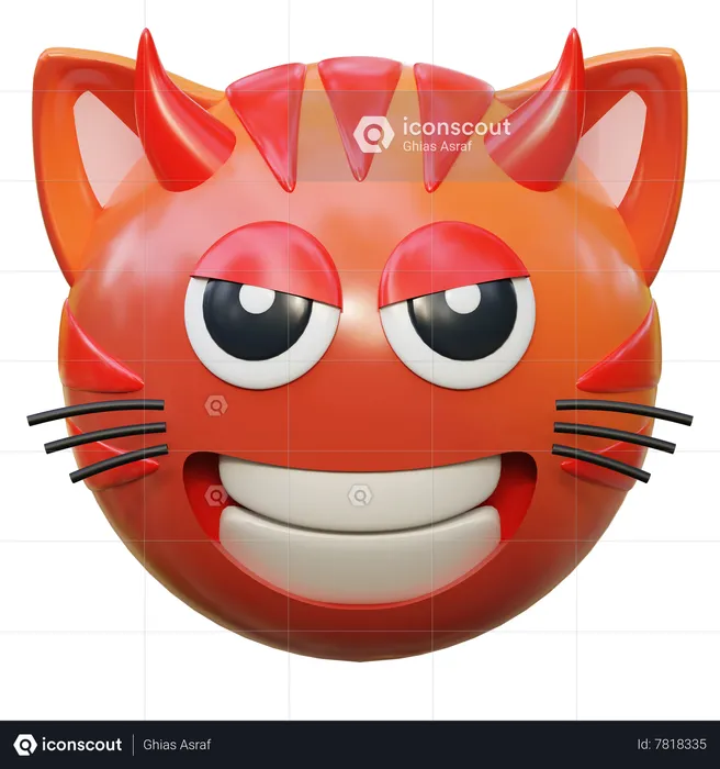 Evil Emoji 3D Icon