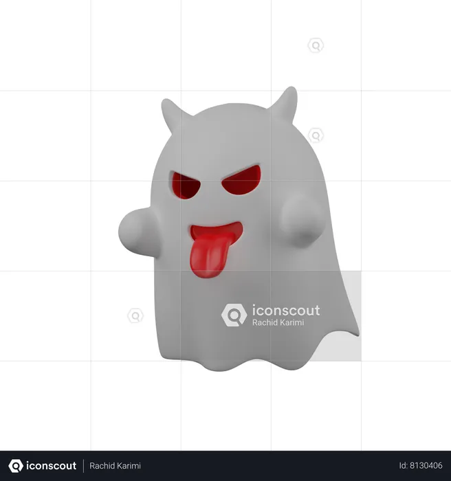 Evil Ghost  3D Icon