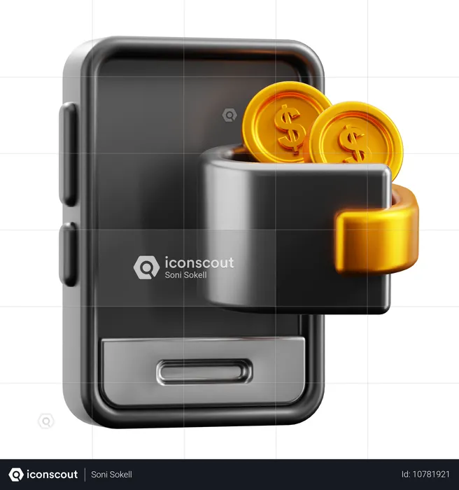 E-Wallet  3D Icon