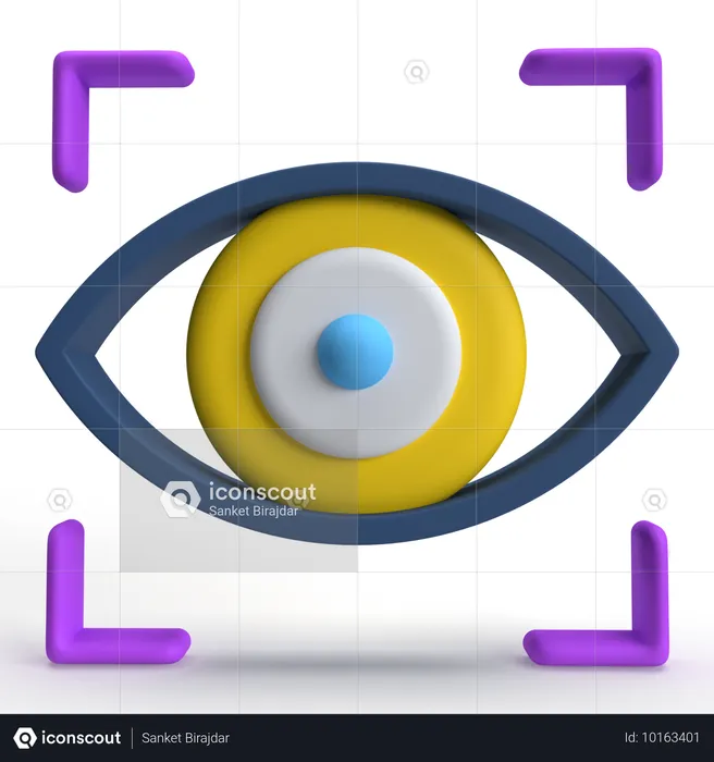 Varredura ocular  3D Icon