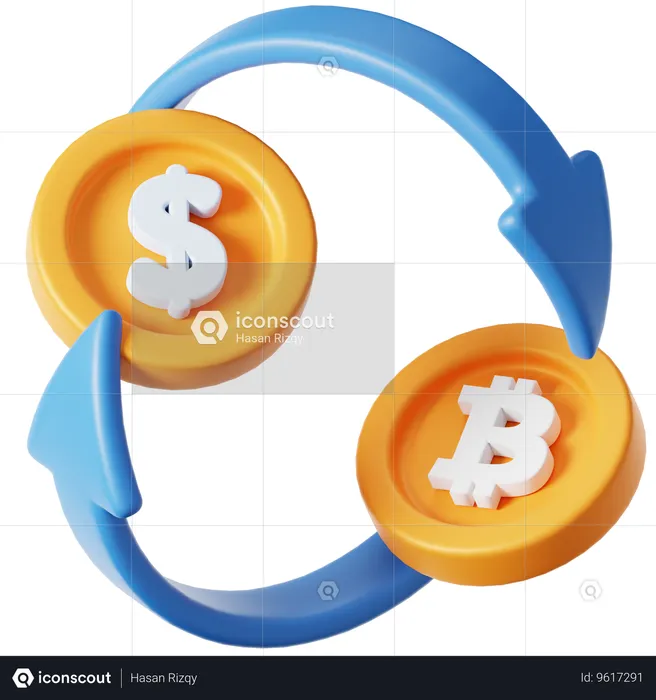 Exchange  3D Icon