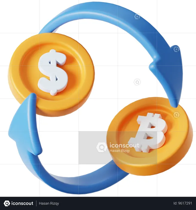 Exchange  3D Icon