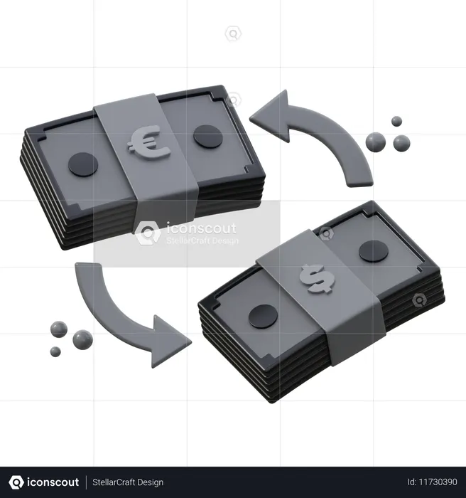 Exchange  3D Icon