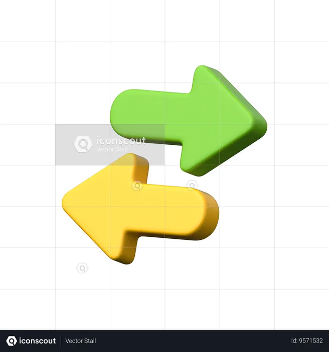 Exchange  3D Icon