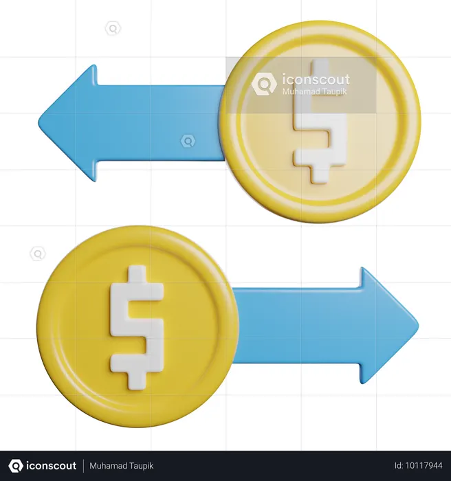 Exchange  3D Icon