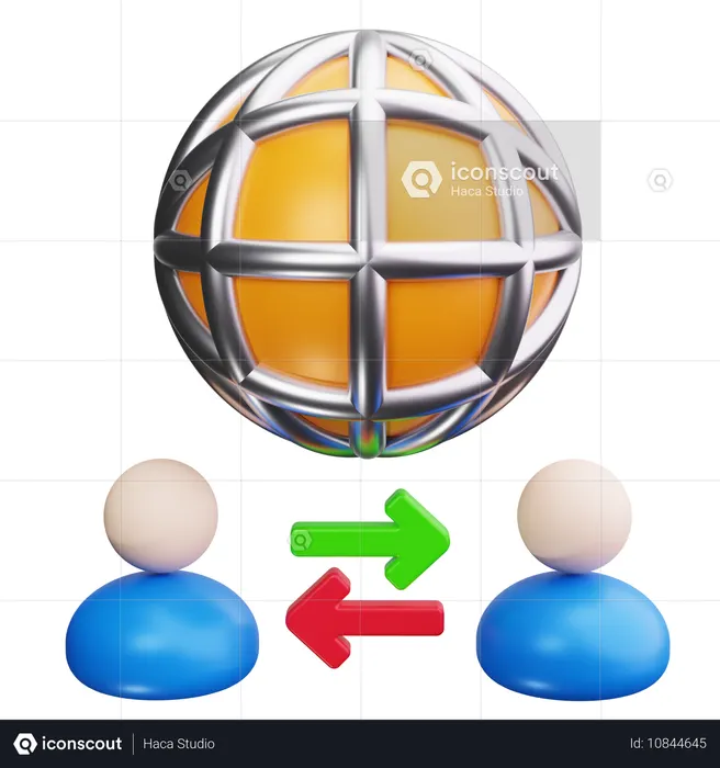 Exchange  3D Icon