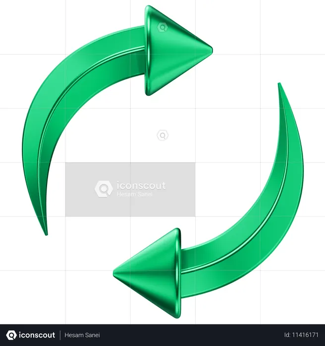 Exchange  3D Icon