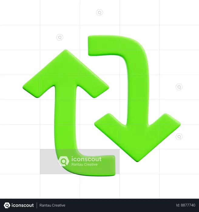 Exchange Arrow  3D Icon