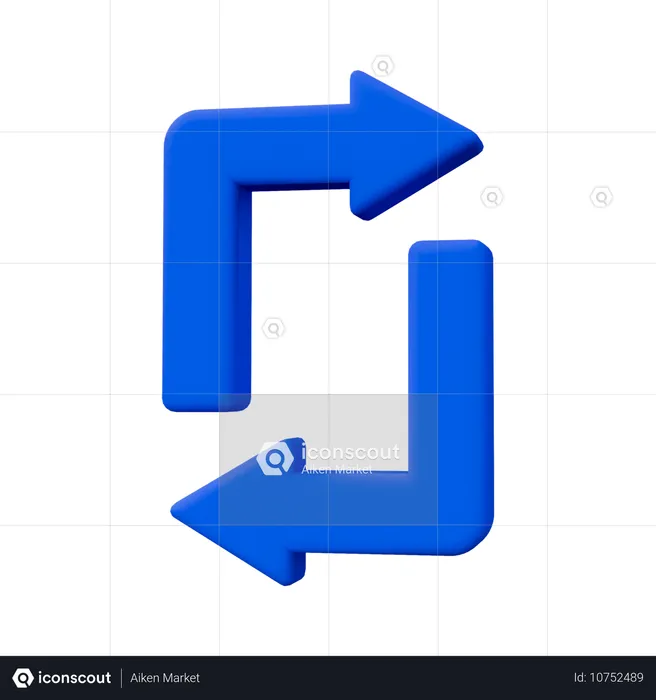 Exchange Arrow  3D Icon