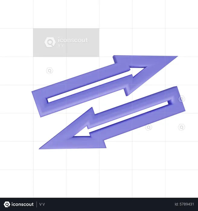 Exchange Arrow  3D Icon