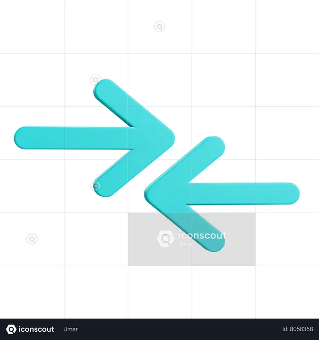 Exchange Arrow  3D Icon