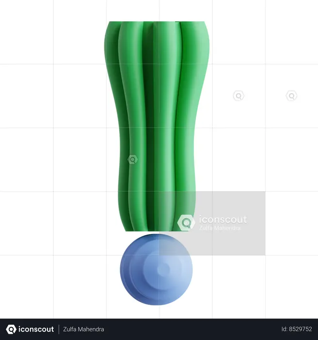 Exclamation  3D Icon