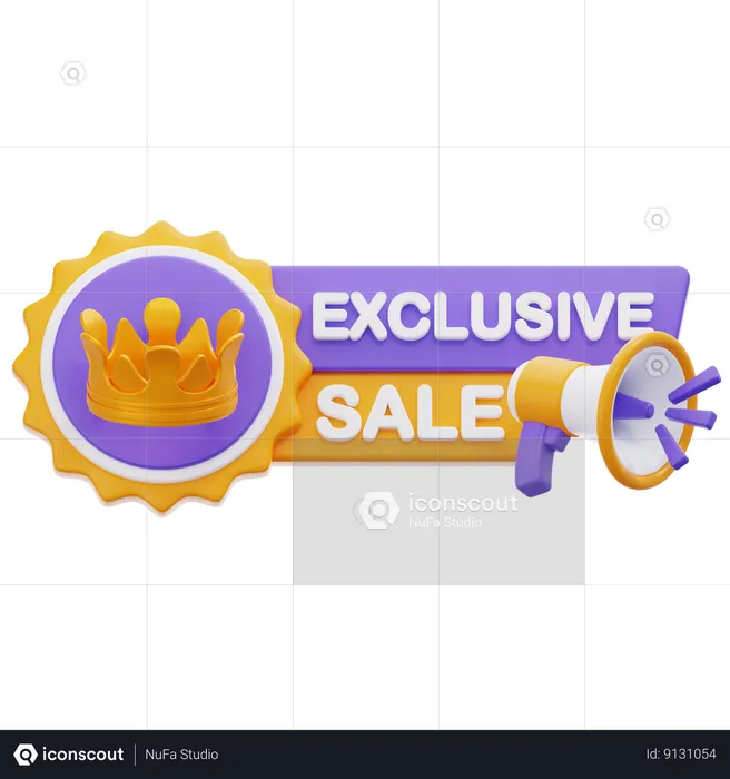 Exclusive Sale  3D Icon