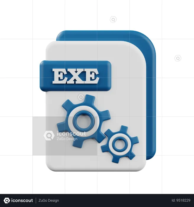 EXE  3D Icon