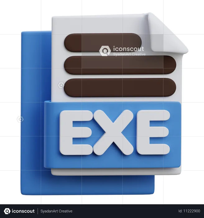 Exeファイル  3D Icon