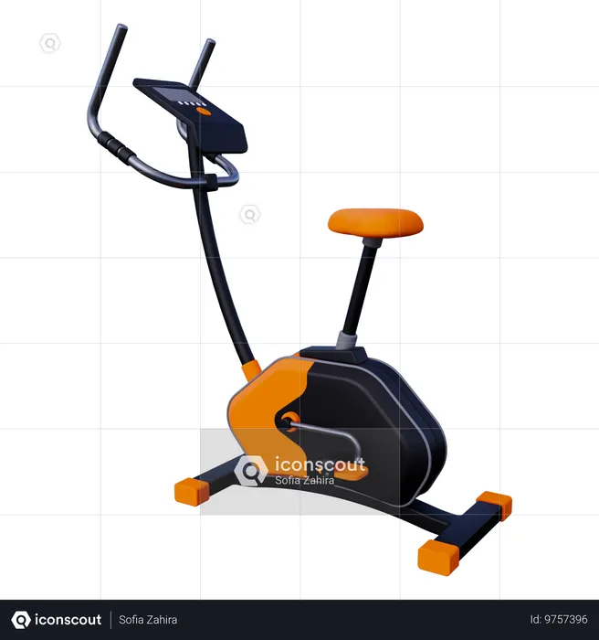 Exercise Bike  3D Icon