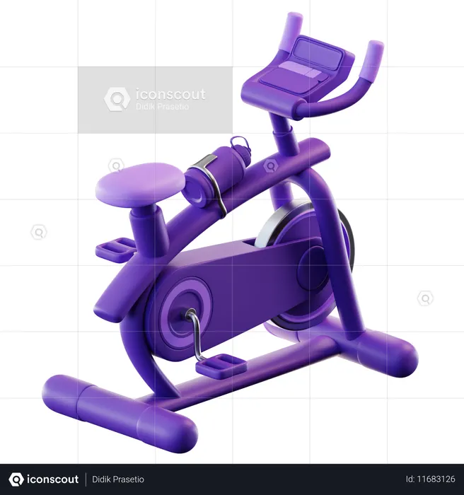 Exercise Bike  3D Icon