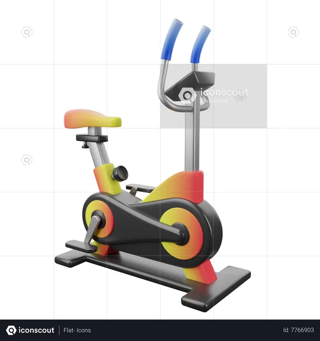 Exercise Bike  3D Icon