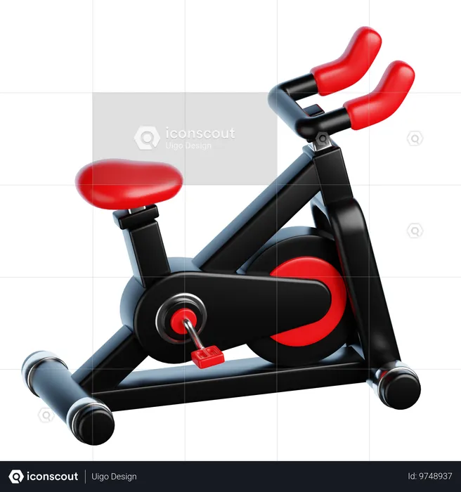 Exercise Bike  3D Icon