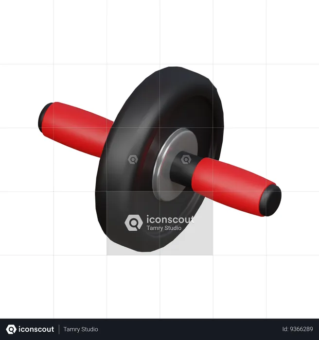 Exercise Roller  3D Icon