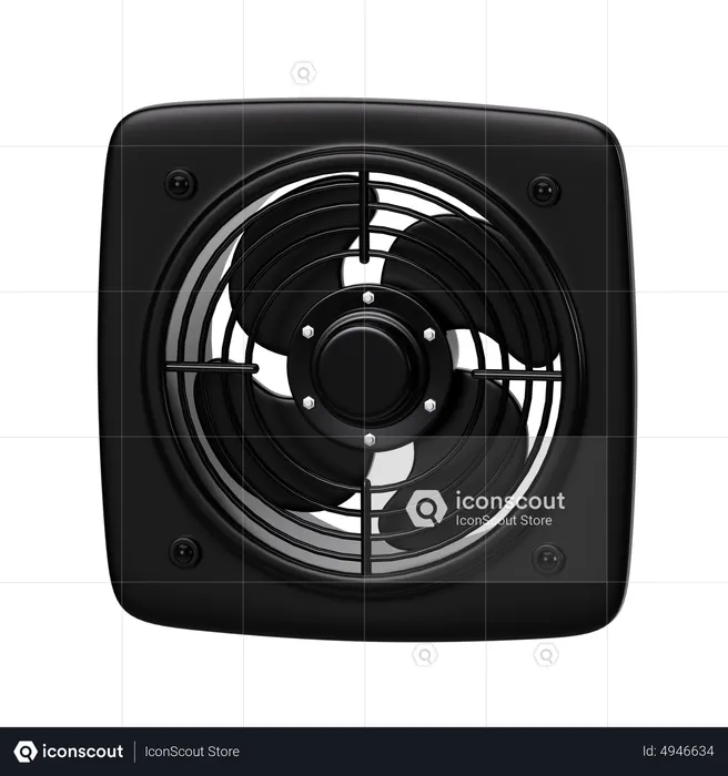 Exhaust Fan  3D Icon