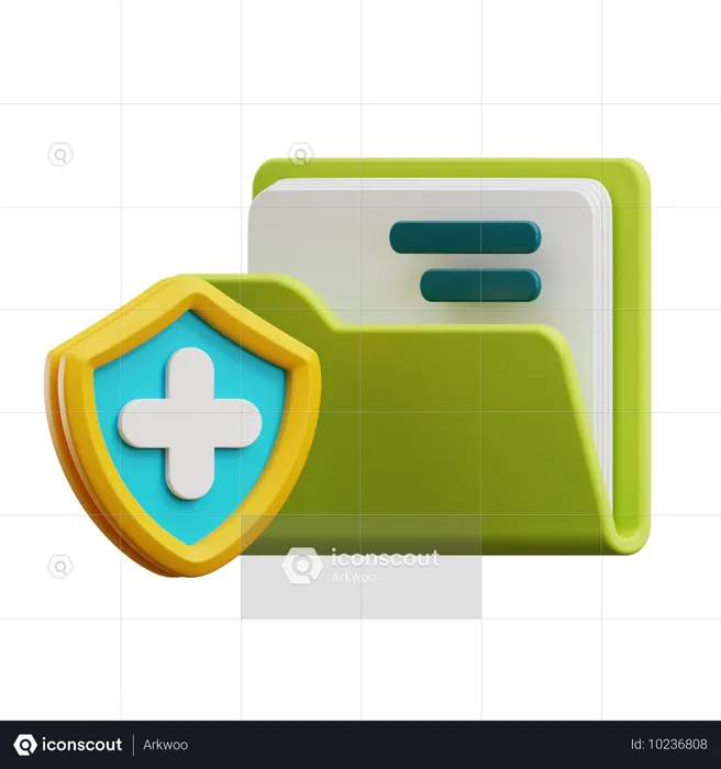 Historial médico  3D Icon