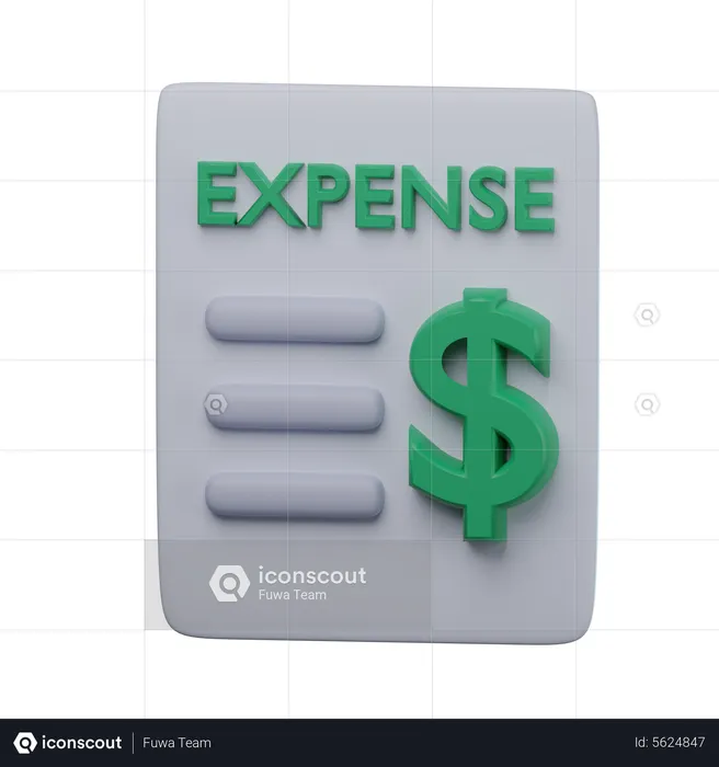 Expense  3D Icon