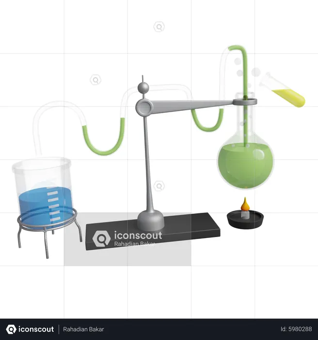 Experimental Laboratory  3D Icon