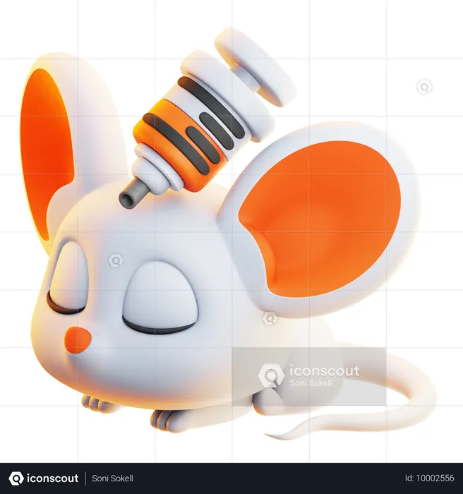 Experimental Mice  3D Icon