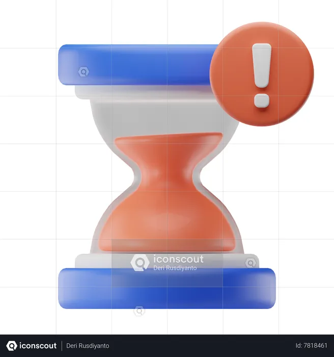 Expired time  3D Icon