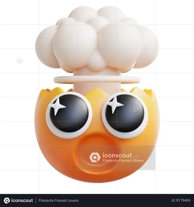 Explode Emoji 3D Icon