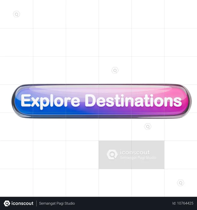 Explorer les destinations  3D Icon