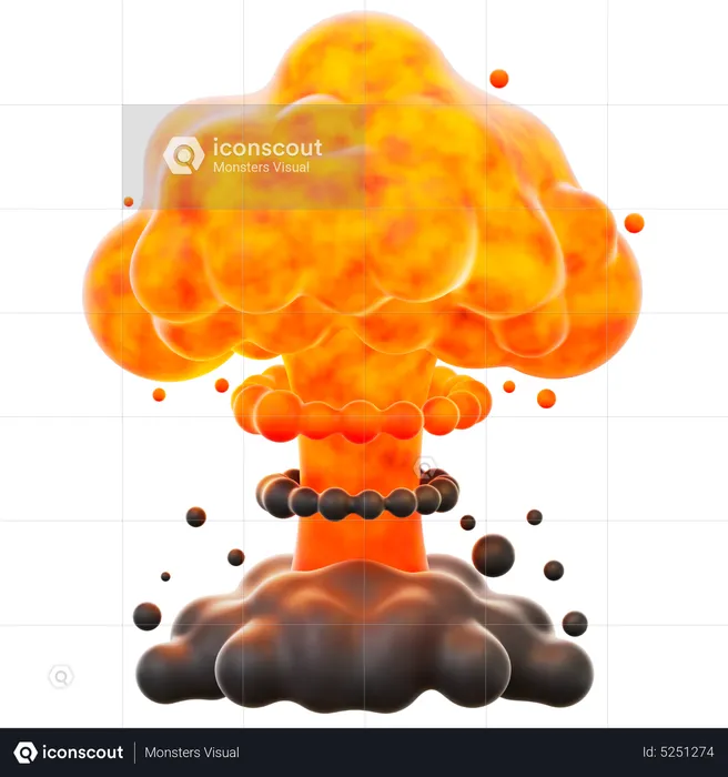Explosion  3D Icon