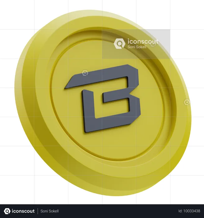 Criptomoneda explosiva  3D Icon