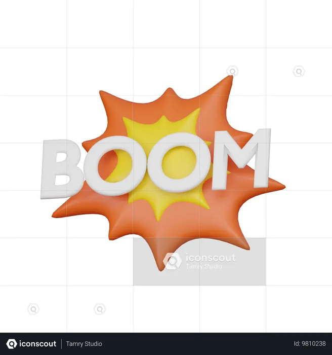 Explosion Effect  3D Icon