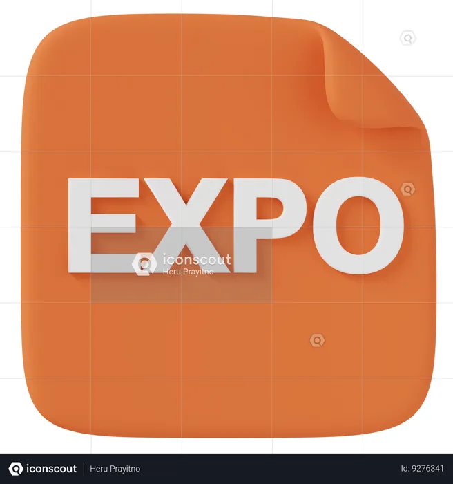 Expo  3D Icon