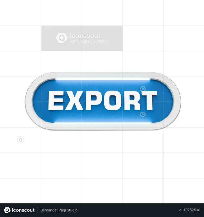 Export  3D Icon