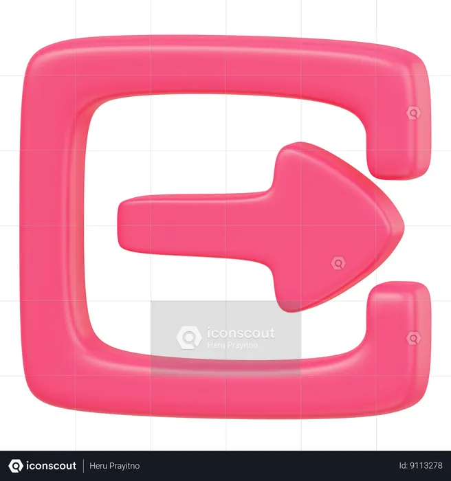 Export  3D Icon