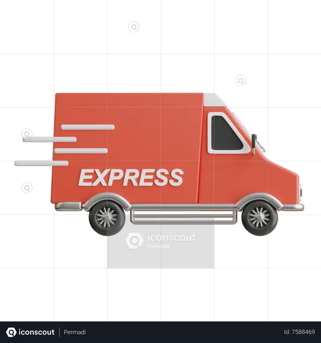 Express Delivery  3D Icon