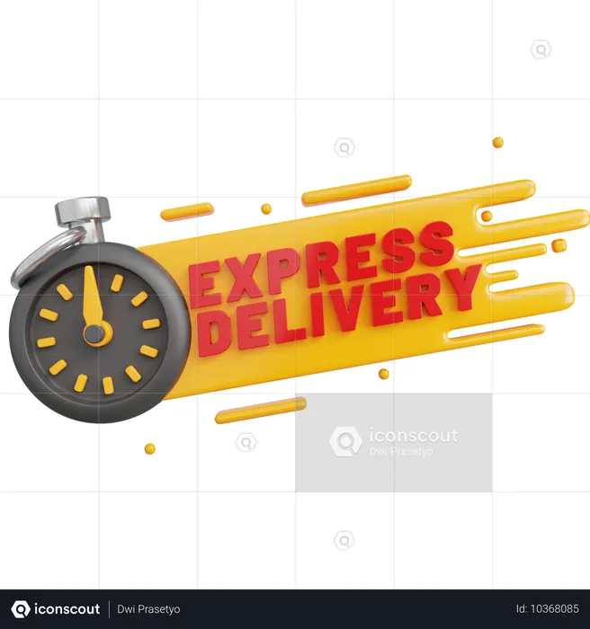 Express delivery  3D Icon