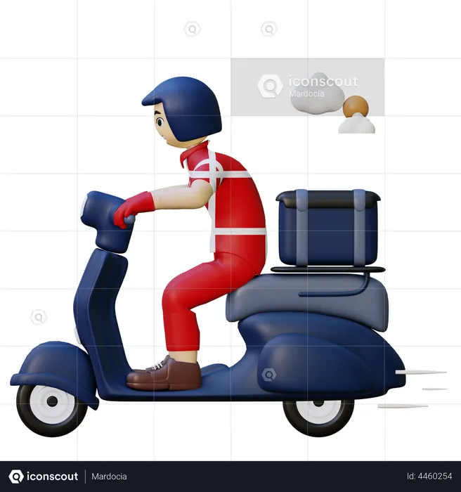 Express delivery service  3D Illustration