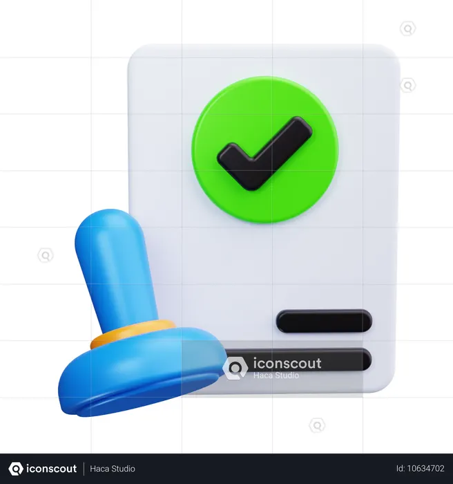 Express Delivery Stamp  3D Icon